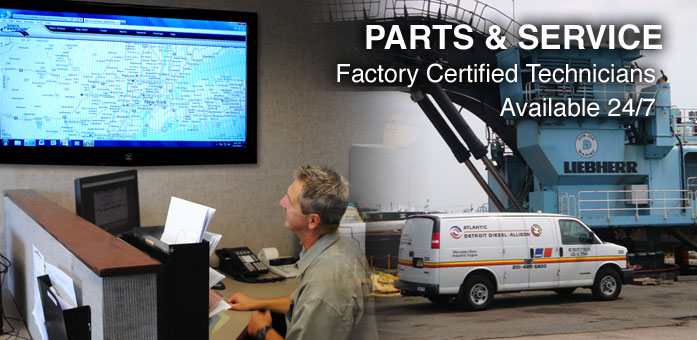 atlanticdda parts services diesel generator engine transmission